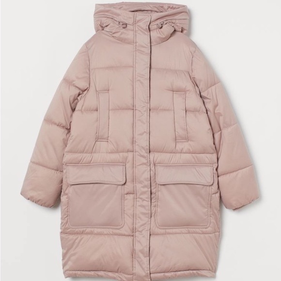 H&M Jackets & Coats Hm Conscious Padded Hooded Puffer Jacket Coat